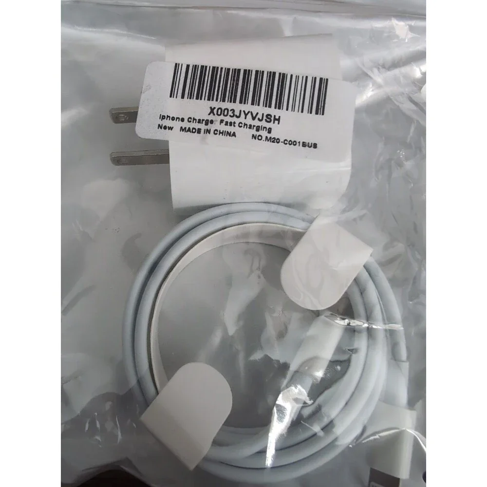 iPhone Fast Charger USBC To Original Apple Flat Style Charger Pack Of 3